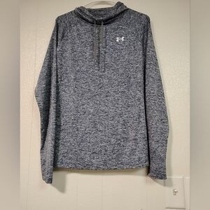 Under Armour Hoodie Blue HeatGear Loose Thin Pullover Womens Size XL Outdoor